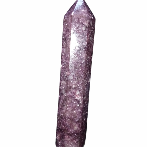 Purple Lepidolite tower large size - Picture 2 of 3